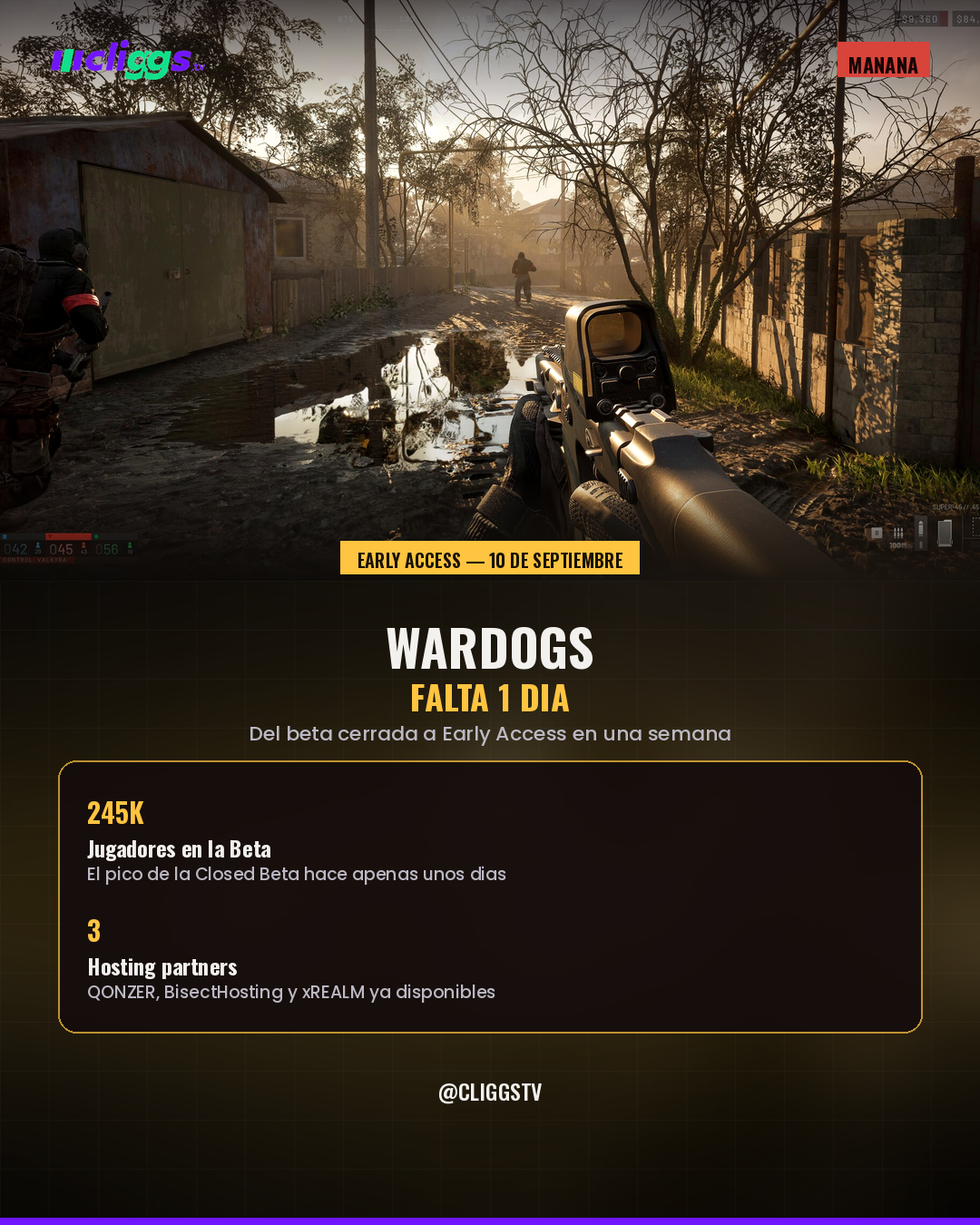 WARDOGS: 1 Day Until Launch