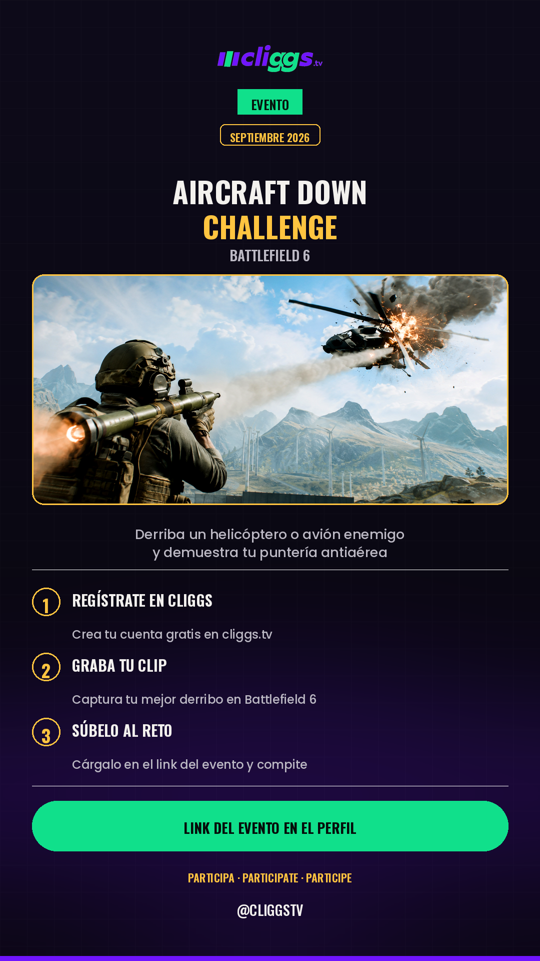Cliggs' Aircraft Down Challenge
