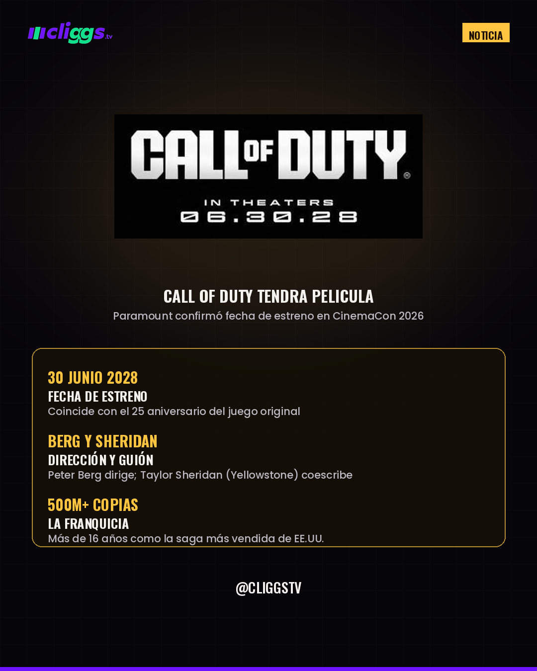 Call of Duty is getting a movie