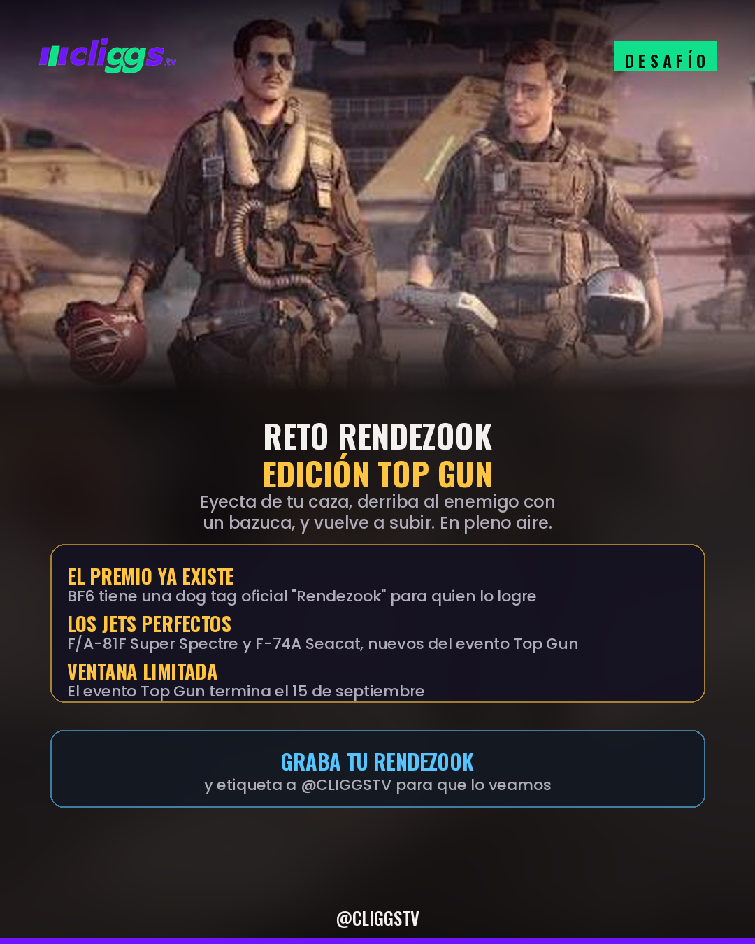 Rendezook Challenge — Top Gun edition