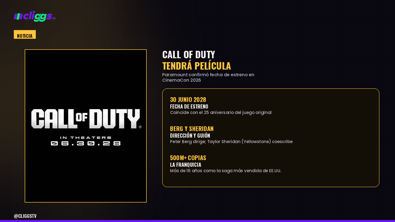 Call of Duty Is Getting a Movie: Date and Details Confirmed
