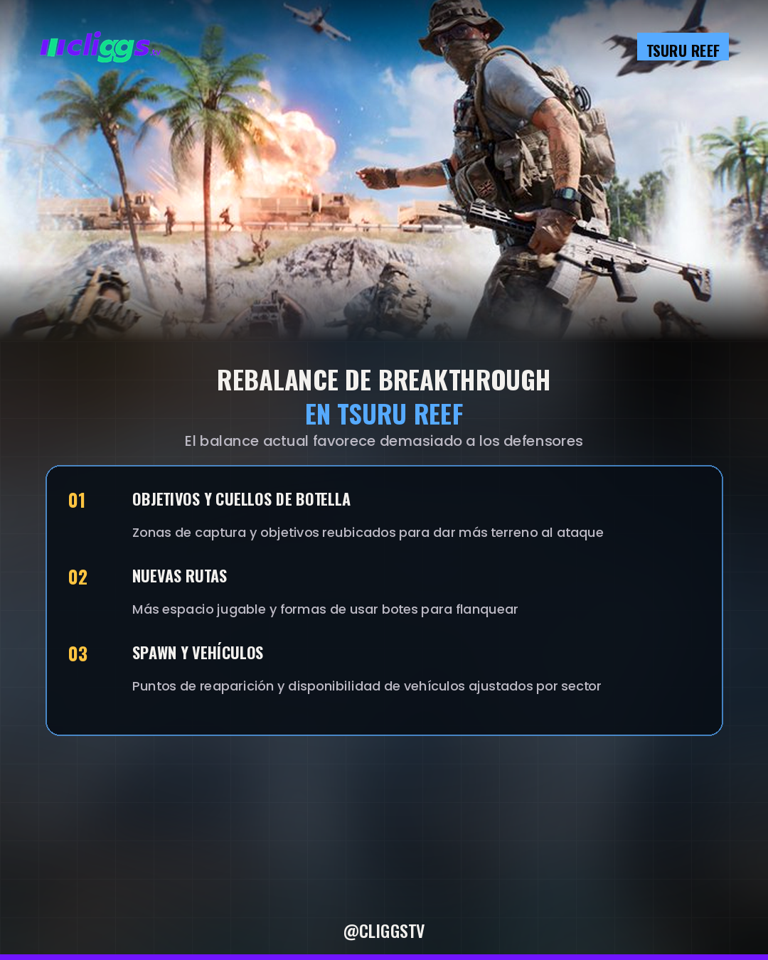 Tsuru Reef Breakthrough rebalance
