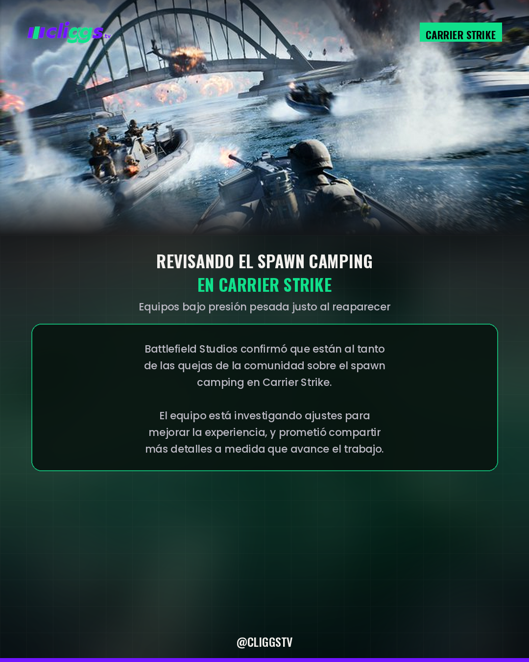 Carrier Strike spawn camping