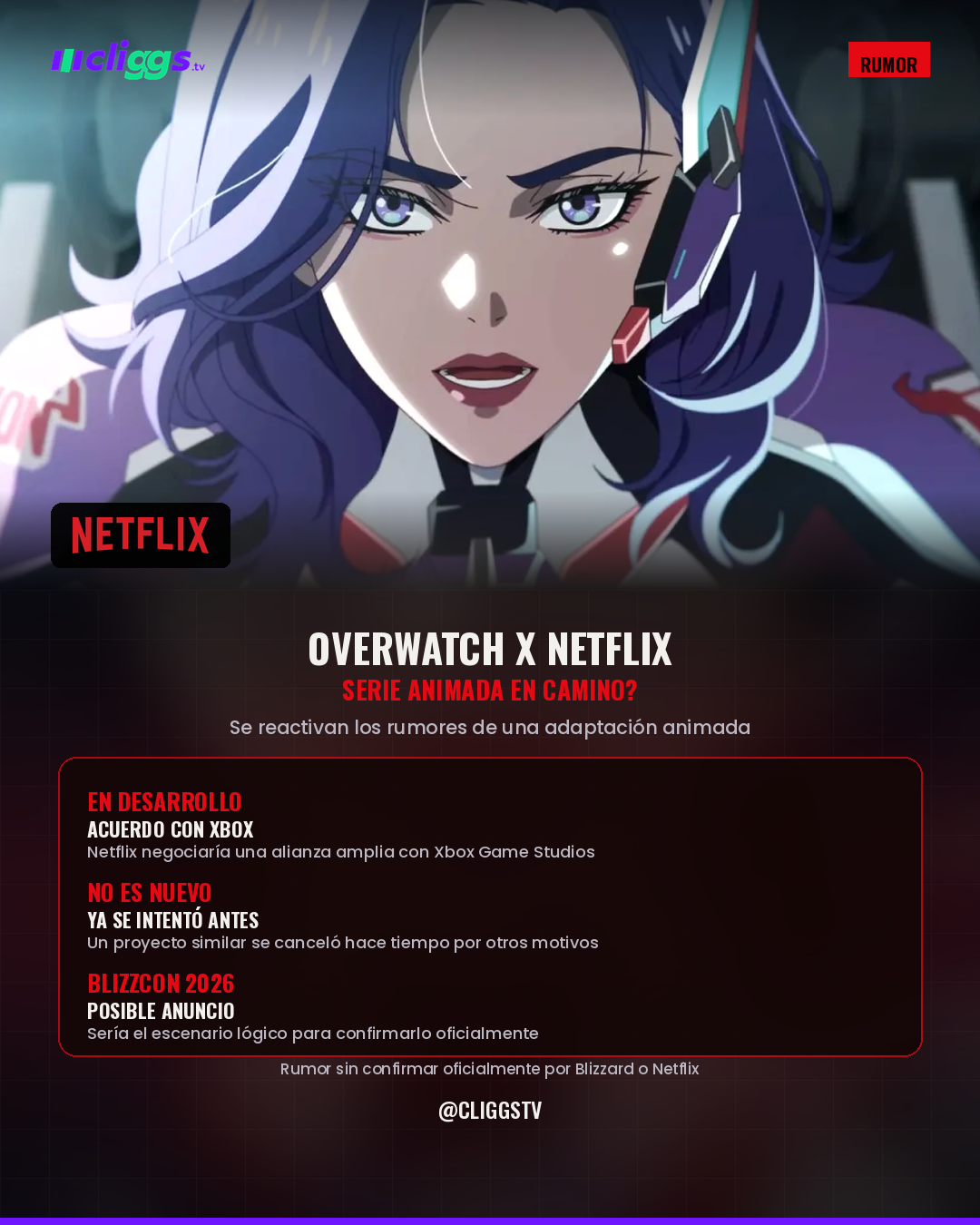 Overwatch x Netflix: animated series in the works?
