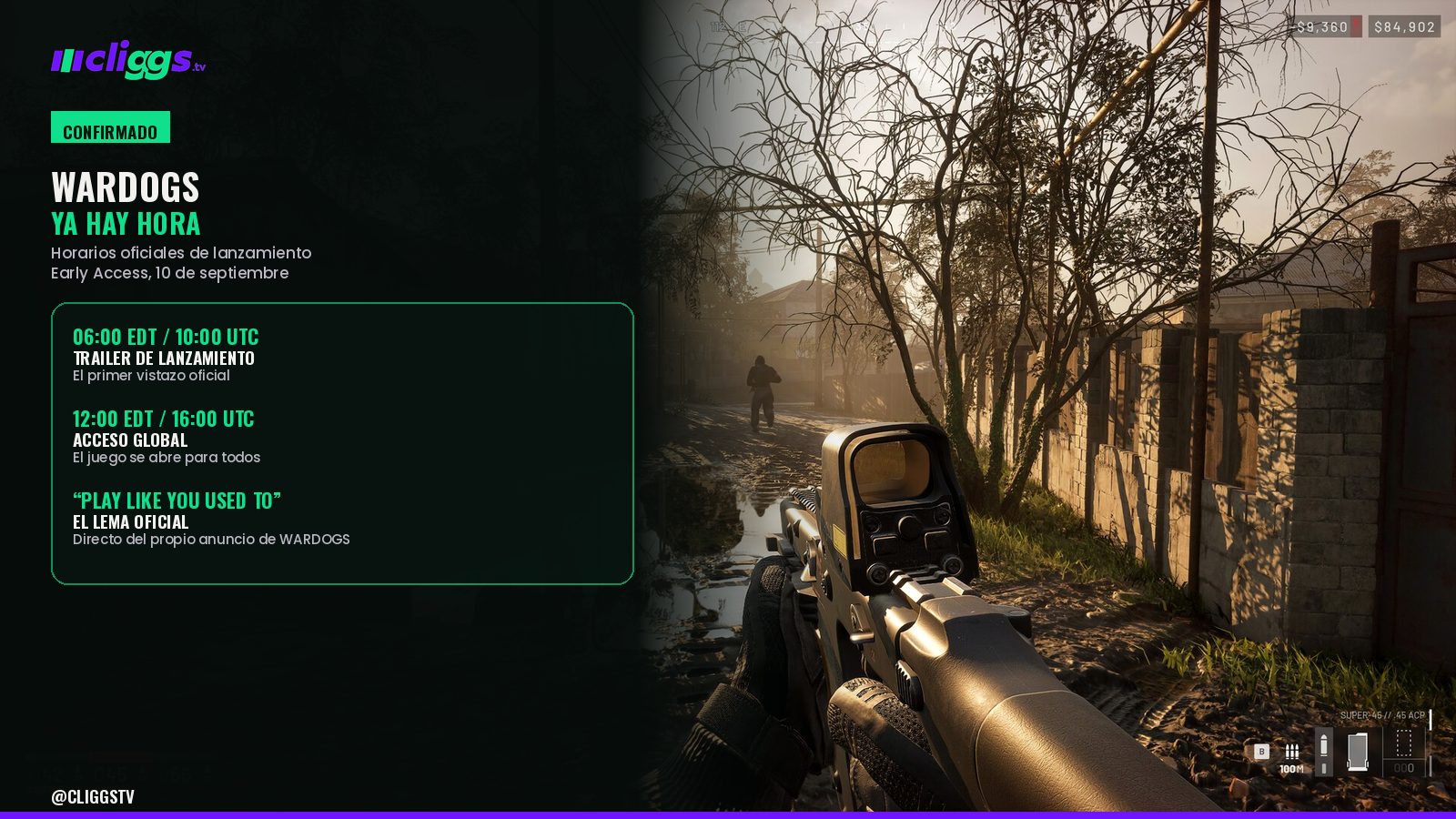 WARDOGS: The Times Are Set for Early Access