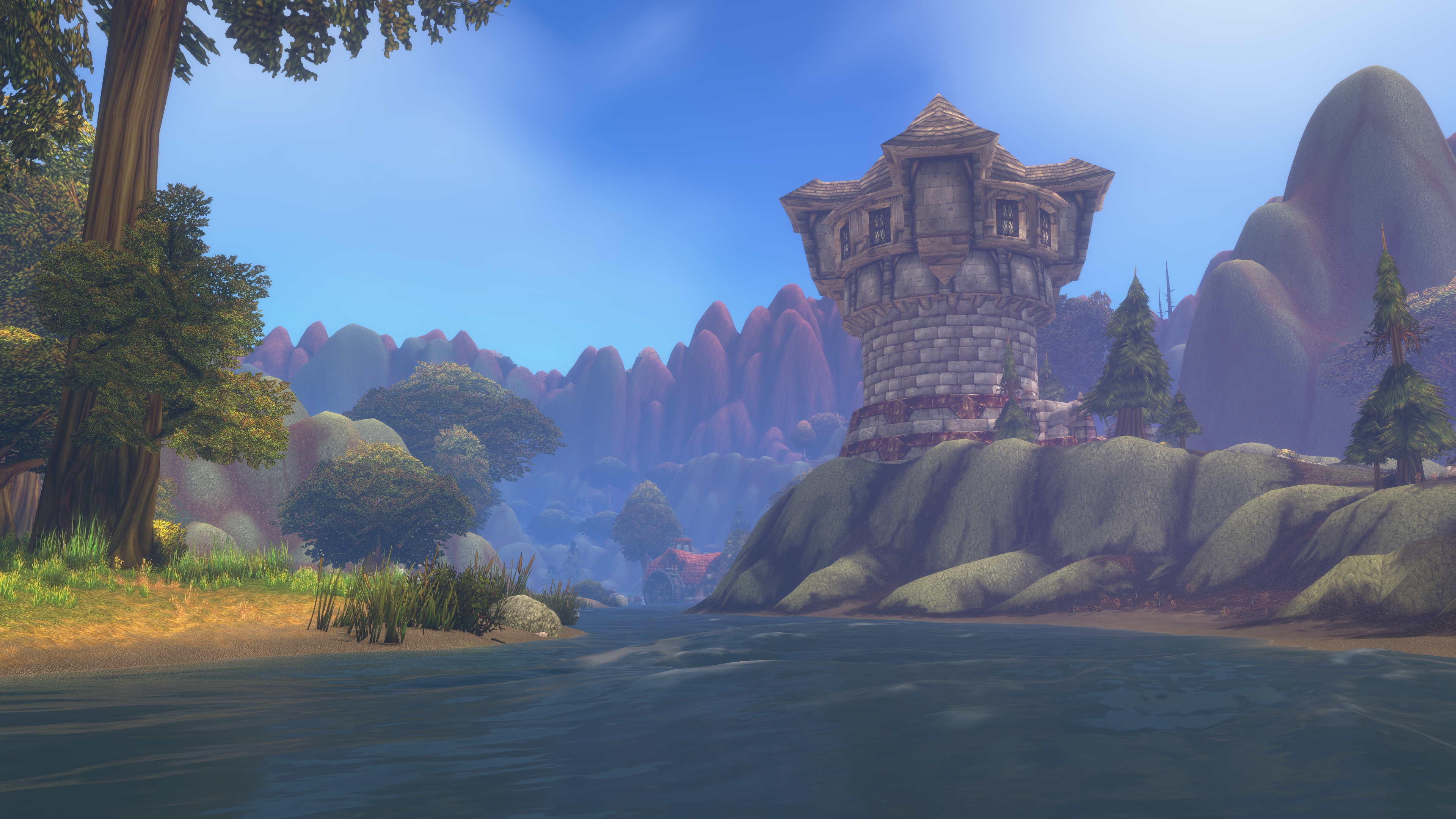 Heroes overlooking a reimagined original Azeroth