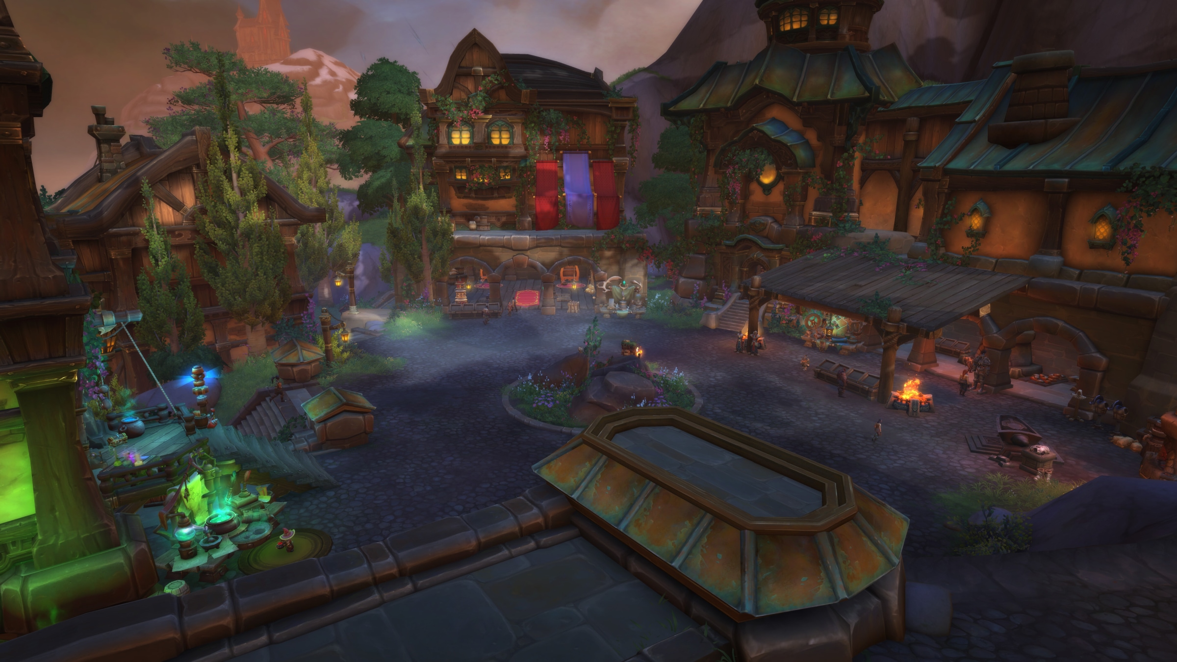 Quillgrave, the village hub of Talebound